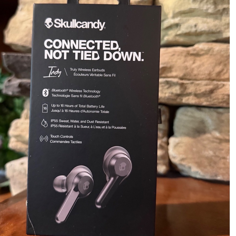 Skullcandy Indy Truly Wireless Earbuds Black Bluetooth IP55 New